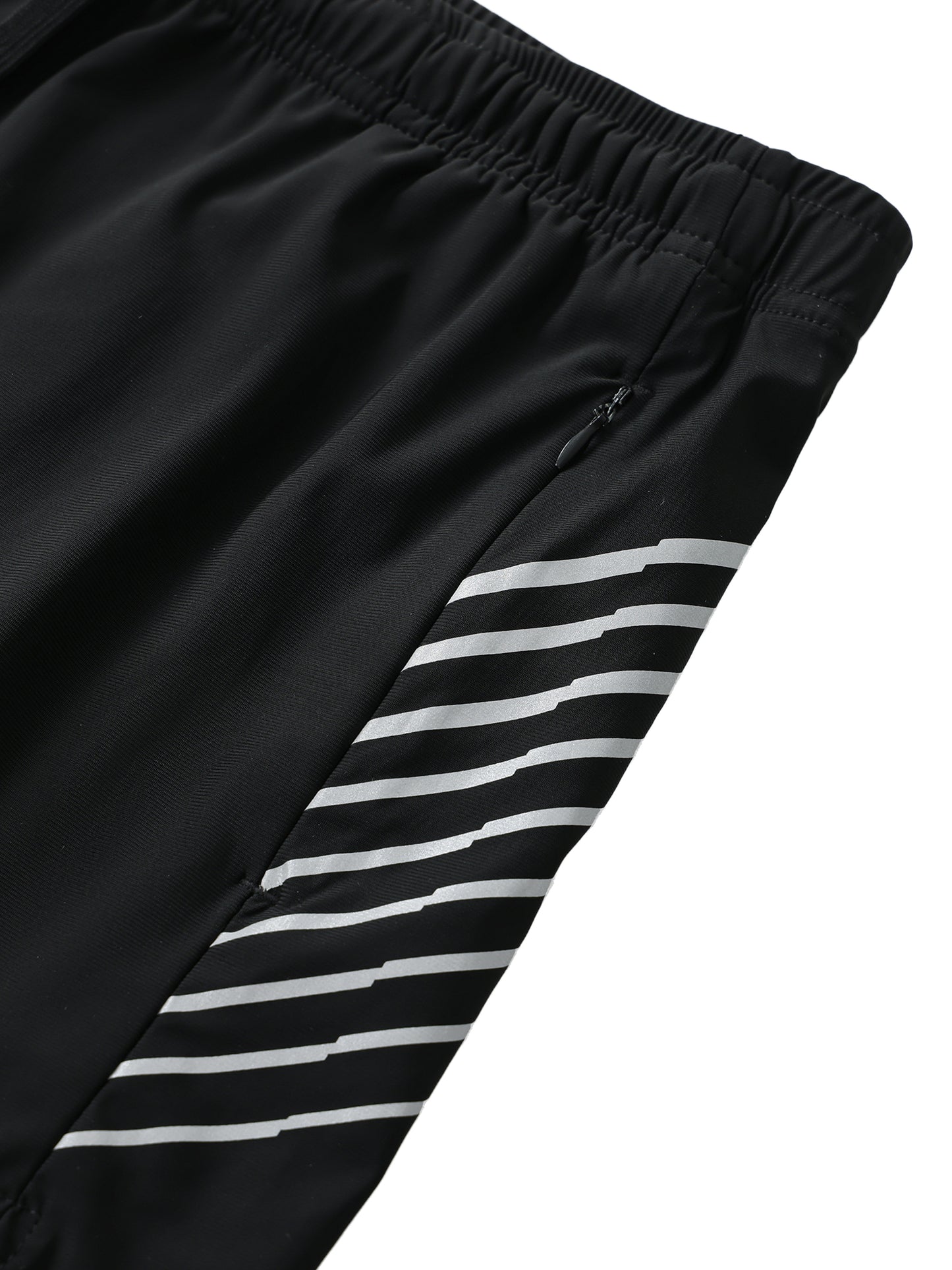 Future-istic Font Side-Stripe Performance Shorts