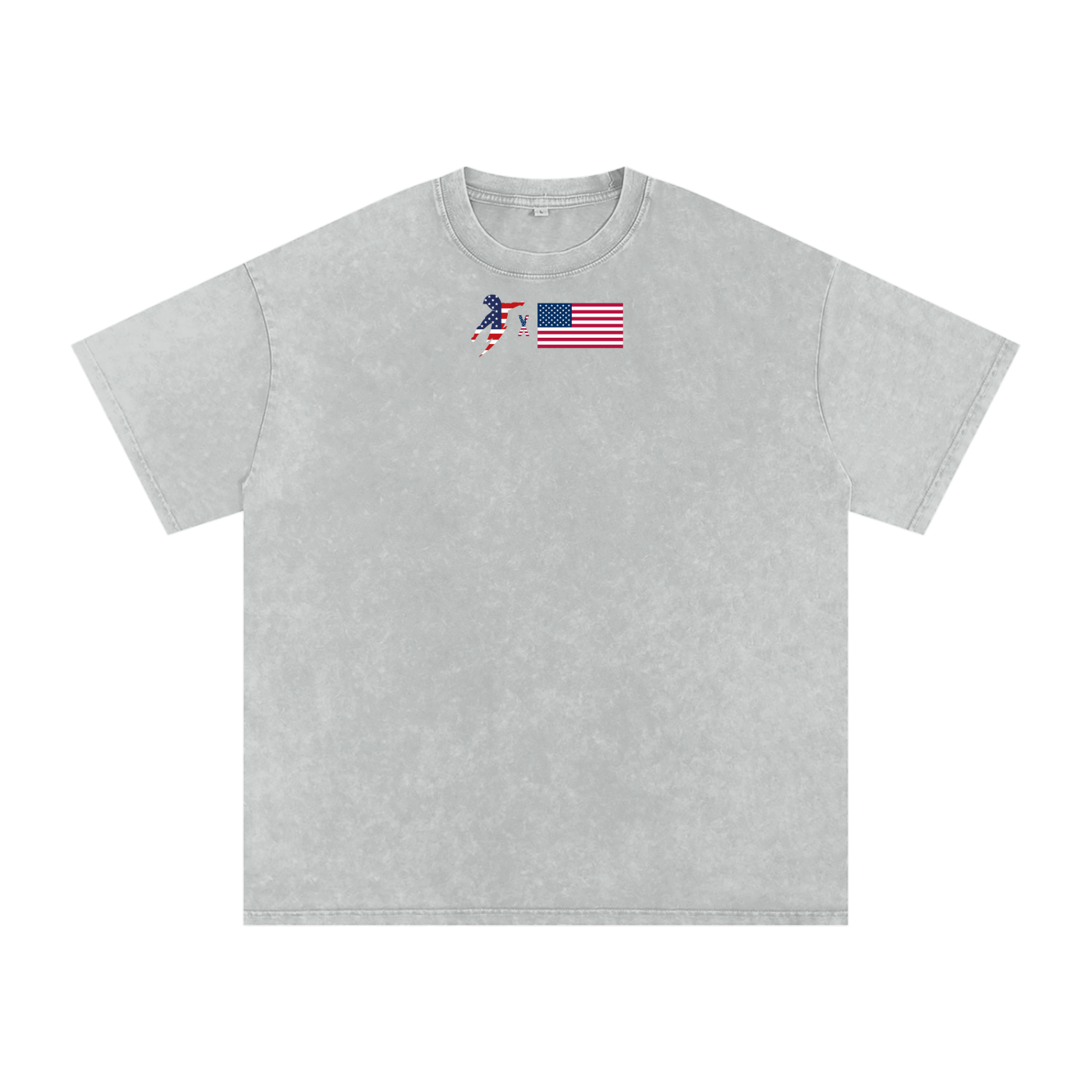 USA x Havoc Snow Washed Eagle Flag T-Shirt