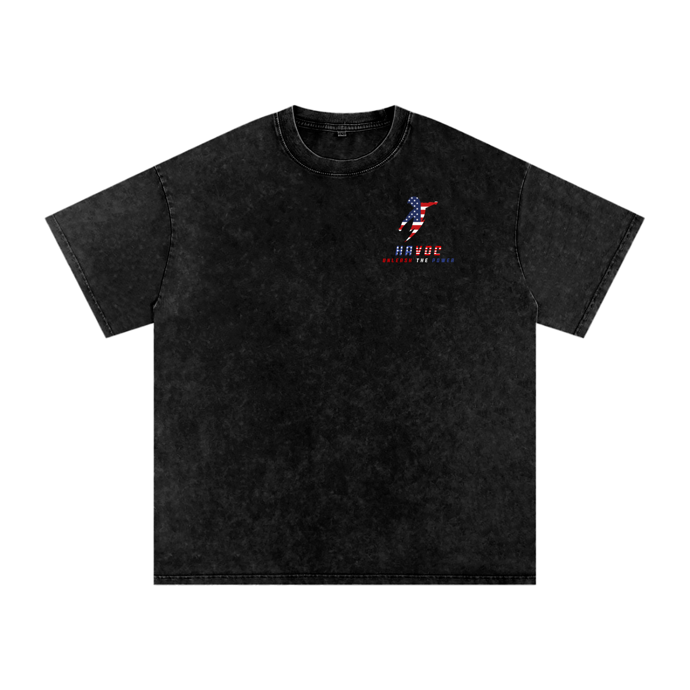USA x Havoc Acid Wash God Bless T-Shirt