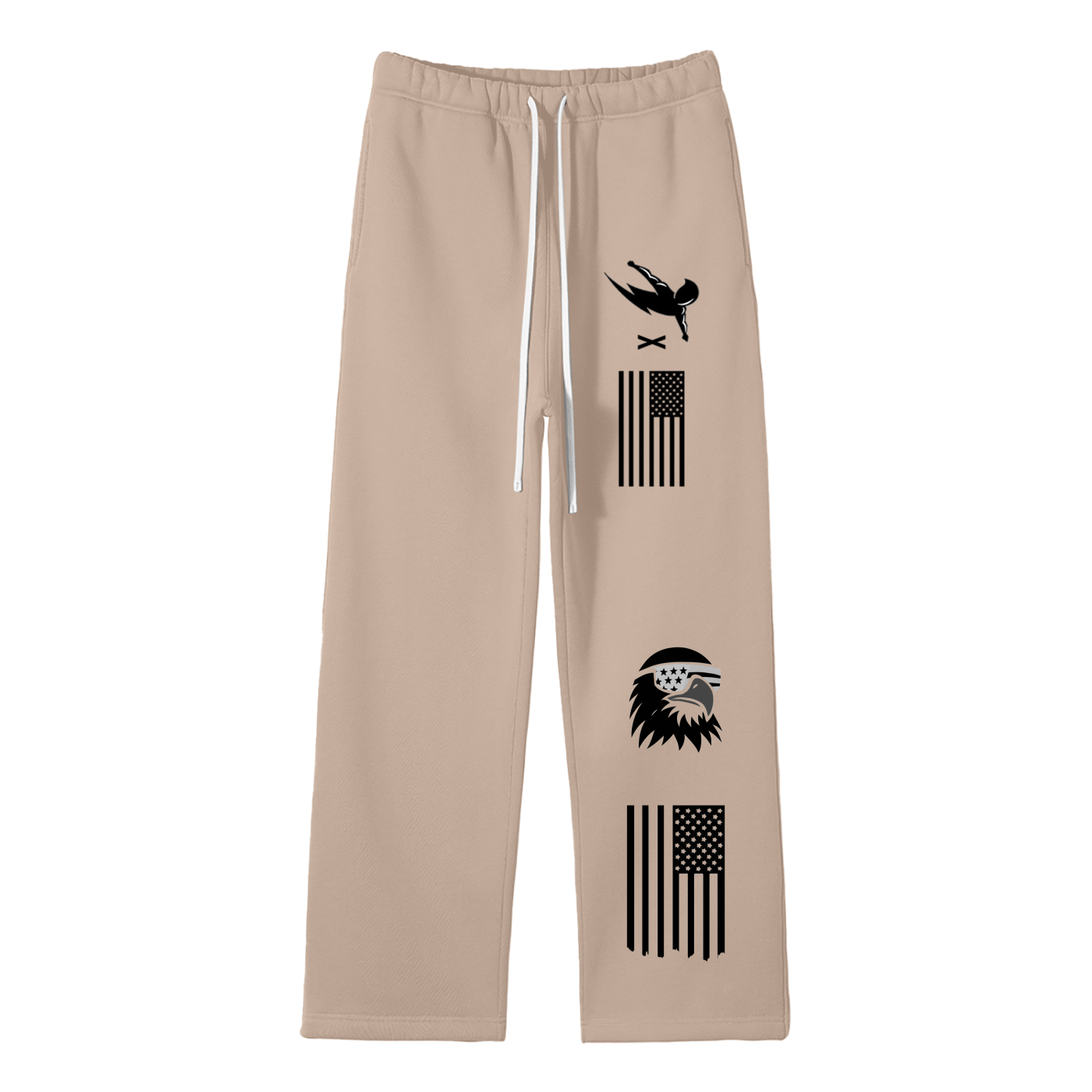 USA x Havoc Multi-Flag Fleece Straight Leg Pants