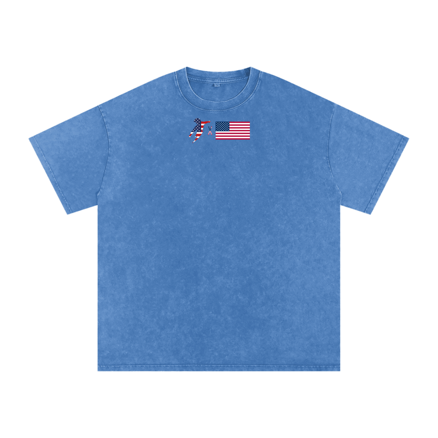 USA x Havoc Snow Washed Eagle Flag T-Shirt