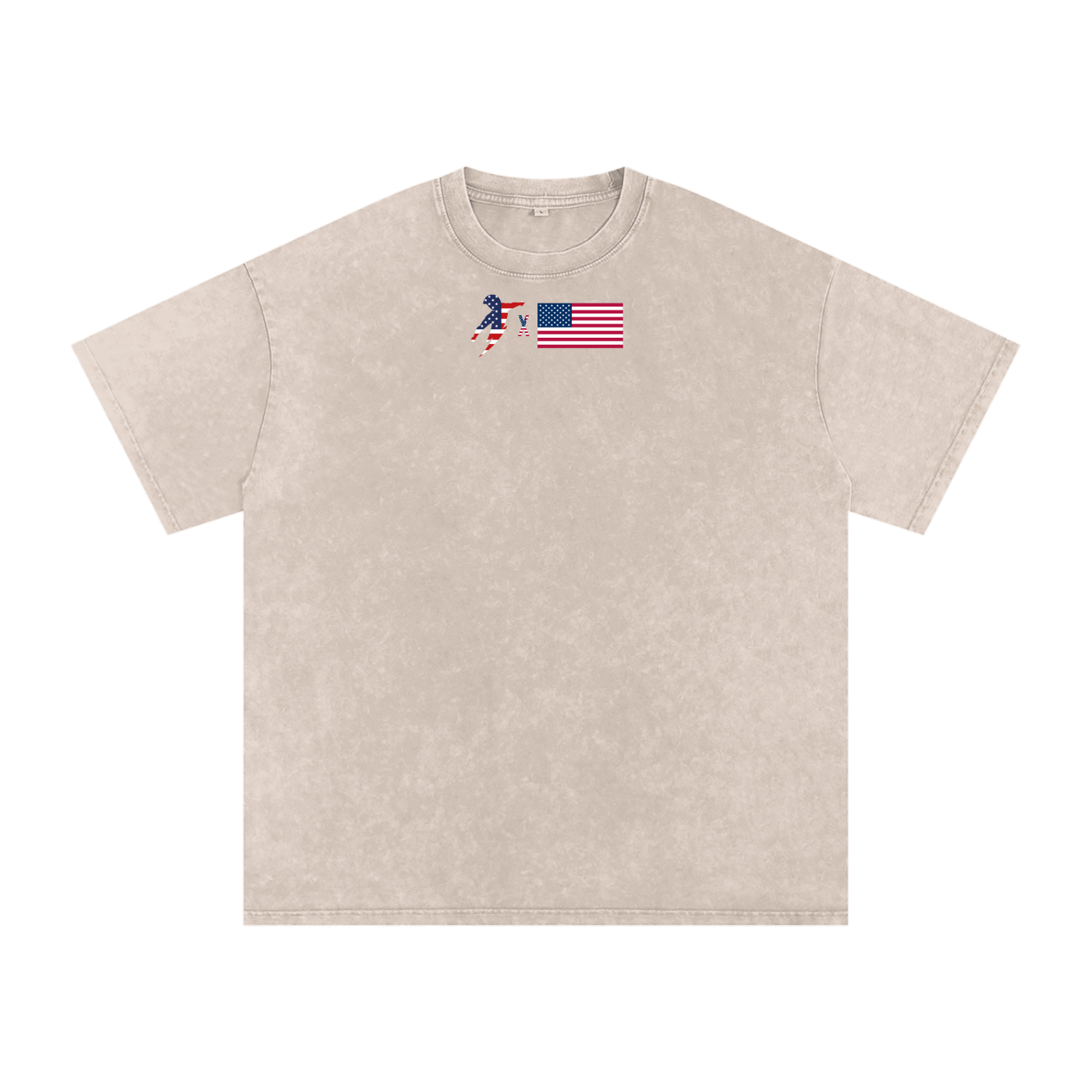USA x Havoc Snow Washed Eagle Flag T-Shirt