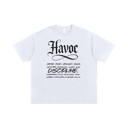Havoc Word Art Cotton T-Shirt