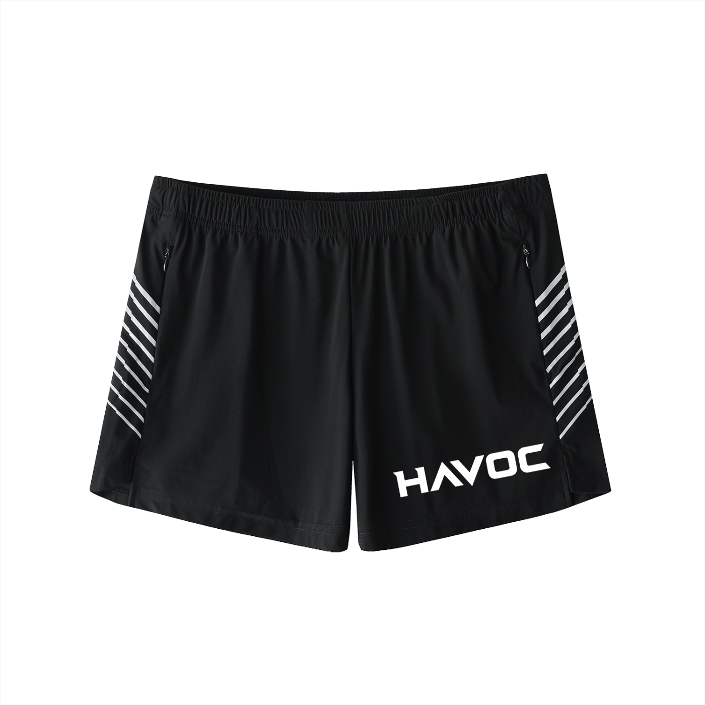 Future-istic Font Side-Stripe Performance Shorts