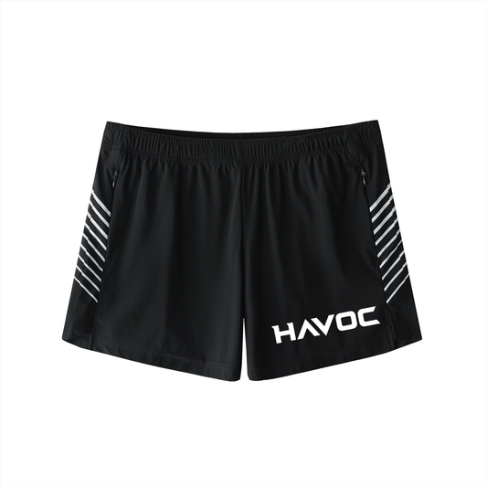 Future-istic Font Side-Stripe Performance Shorts