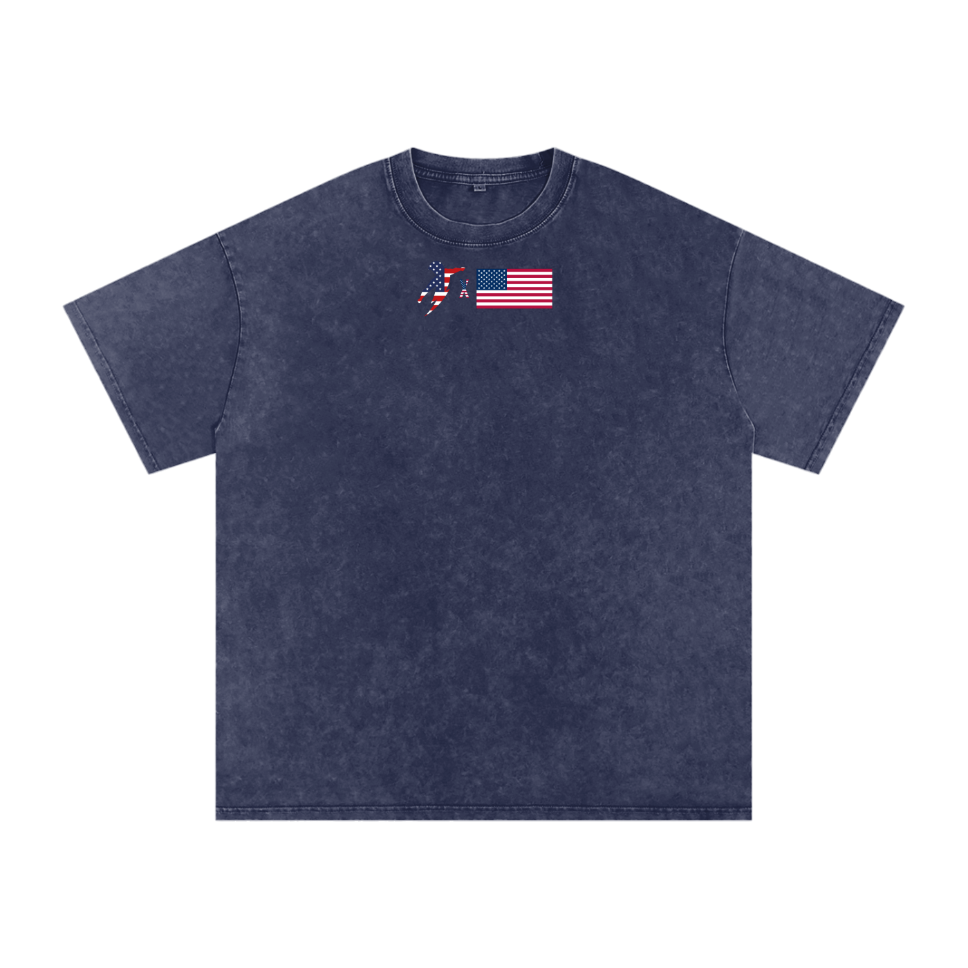 USA x Havoc Snow Washed Eagle Flag T-Shirt
