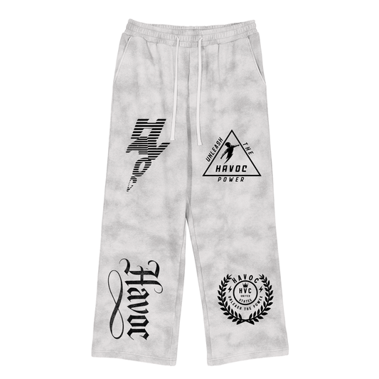 THE Havoc Dirty Washed Fleece Sweatpants