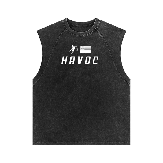 USA x Havoc Snow Washed Tank Top