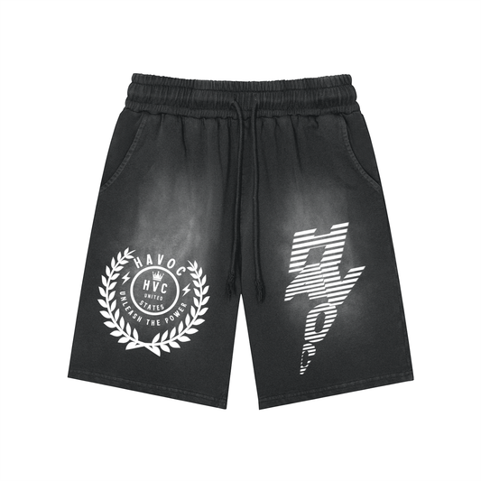 Dual Design Havoc Washed Shorts