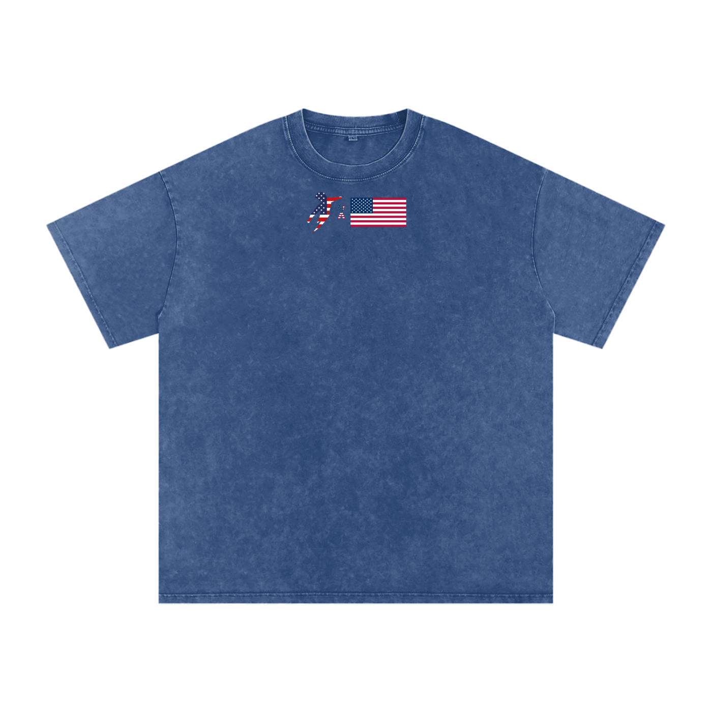 USA x Havoc Snow Washed Eagle Flag T-Shirt