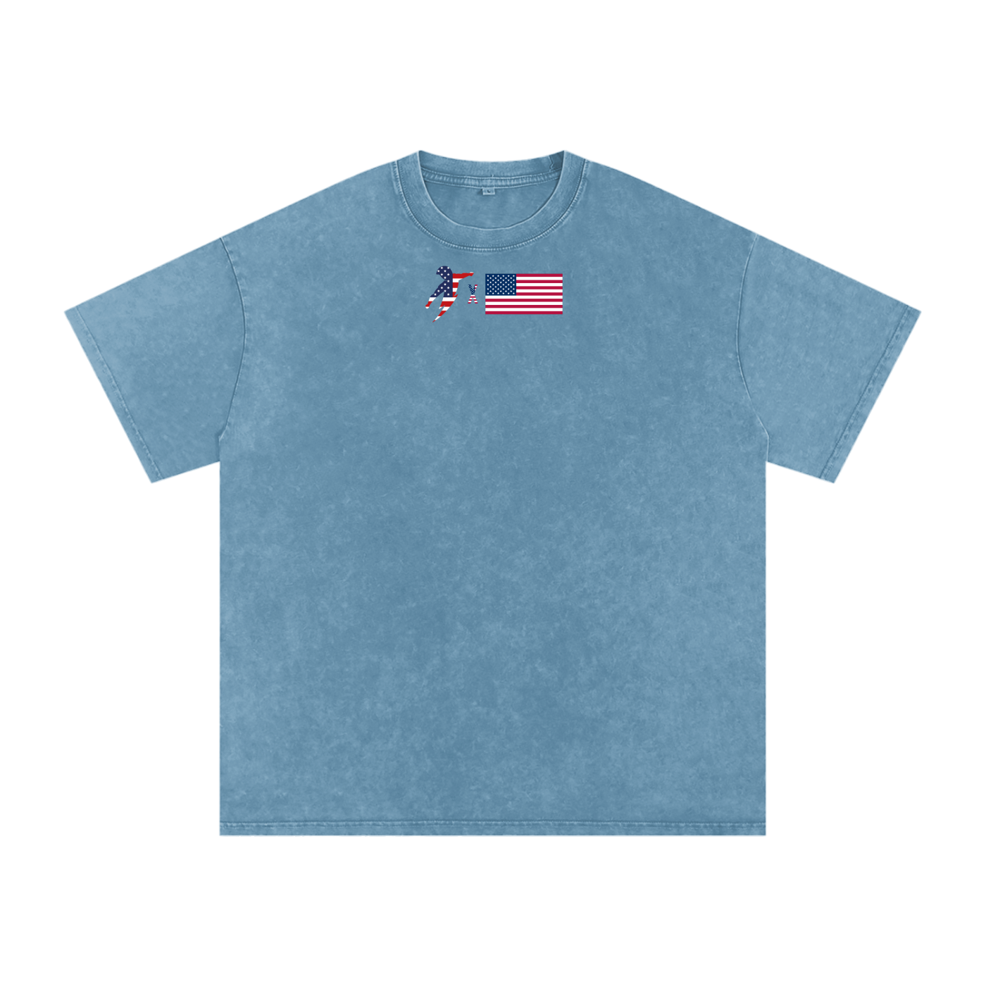 USA x Havoc Snow Washed Eagle Flag T-Shirt