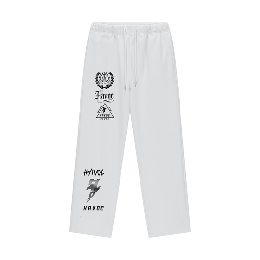 Mulit-Design Fleece Straight Leg Pants